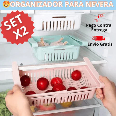 ORGANIZADOR DE NEVERA SET X 2